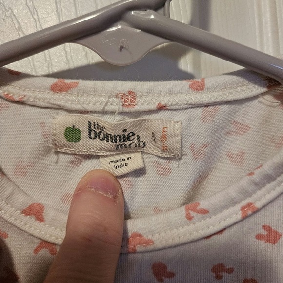 The Bonnie Mob girls bunny shortie romper 6-9 months - Picture 2 of 4